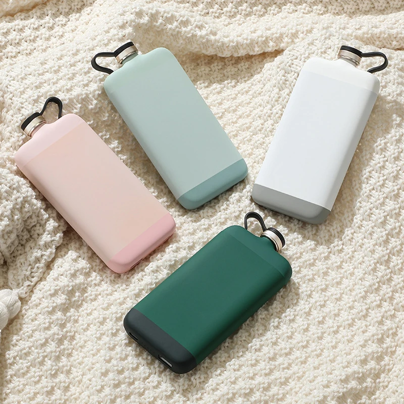 Factory Wholesale Bottle Shaped Rechargeable Hand Warmer Power Bank 10000mAh with Built-in Cable - ANKUX.COM