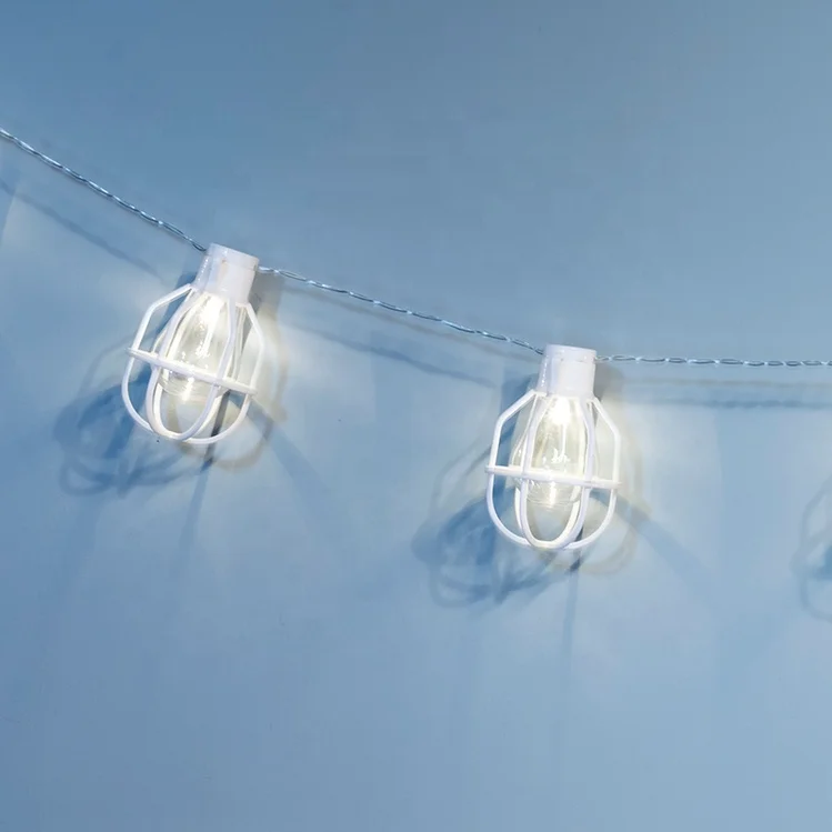Kanlong 2020 christmas innovative lantern led_light_string outdoor 82inch 10LED plastic white lanterns string led fairy lights