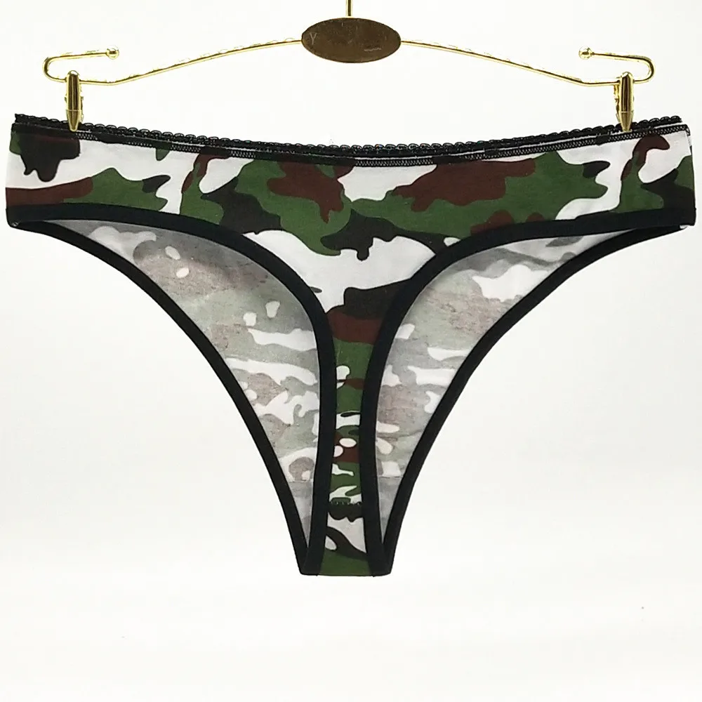 ropa interior camuflaje mujer