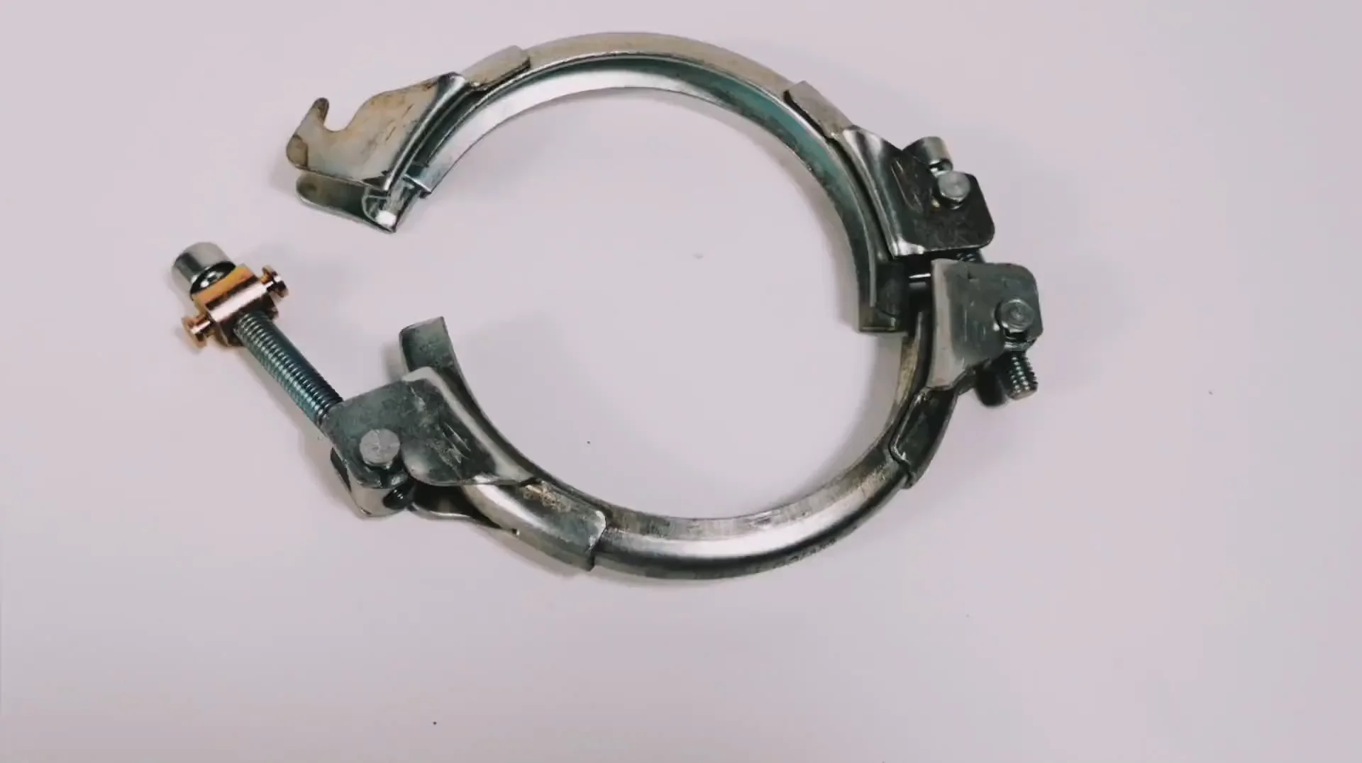 Galvanized Steel Heavy Duty Spiral Air Modular Round Ring Pipe Clamp