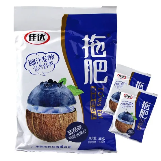 佳达拖肥35g 袋怀旧零食椰子果肉果冻布丁饮料护理肥料混合口味 Buy 怀旧零食 椰果 果冻product On Alibaba Com