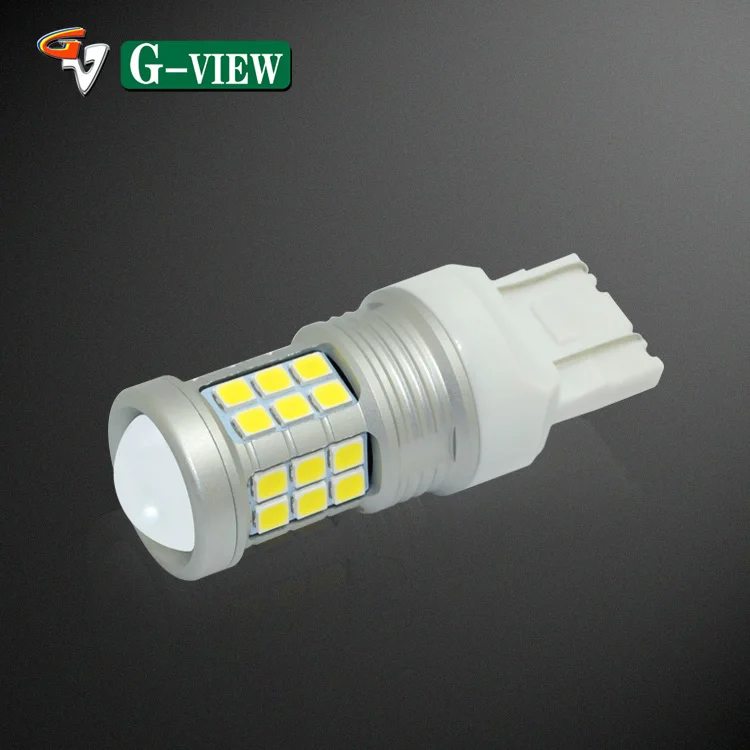 G-View T20 7443 Strobe Car Lighting Led Bulb W21/5W 7440 36Smd 2835 Amber Stop Light