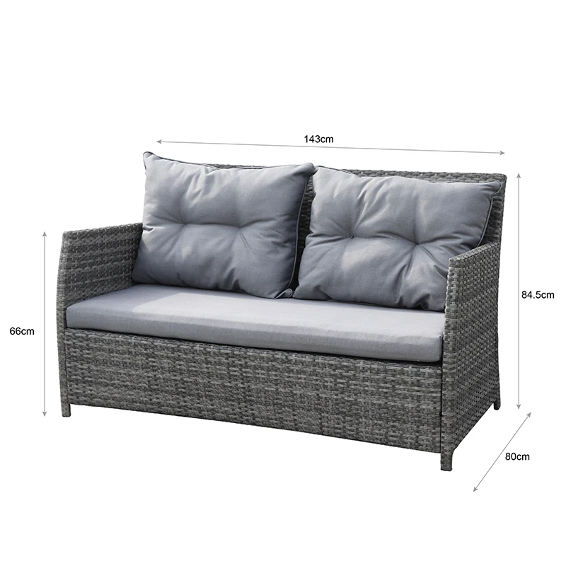 Modern Design Customized Garden Furniture Patio Rattan Sofa Set - Buy