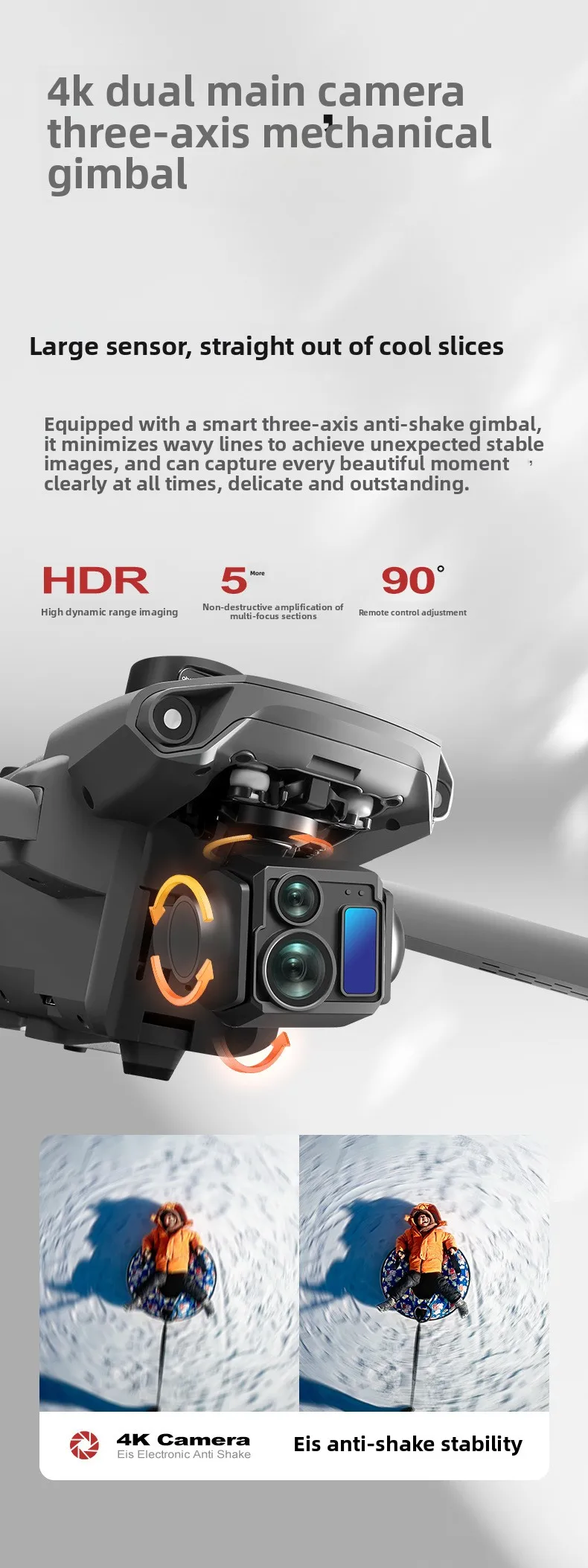 A25 PRO Drone New 8K HD Aerial 3-Axis Gimbal Long Battery Life RC GPS 6km Range Drone 5.5inch Chscreen Brushless Dron VS P7MAX
