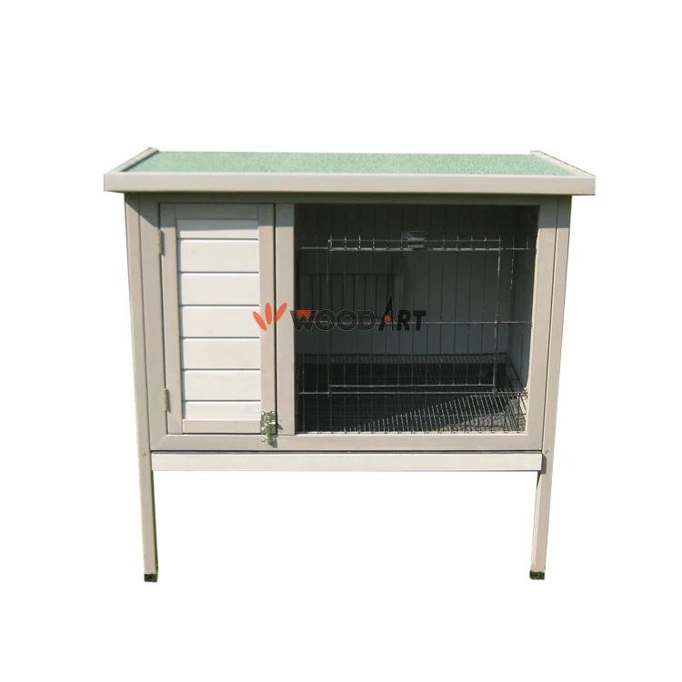 Luxury Indoor Handmade Wood Rabbit Hutch Covers Plastic Rabbit Cage