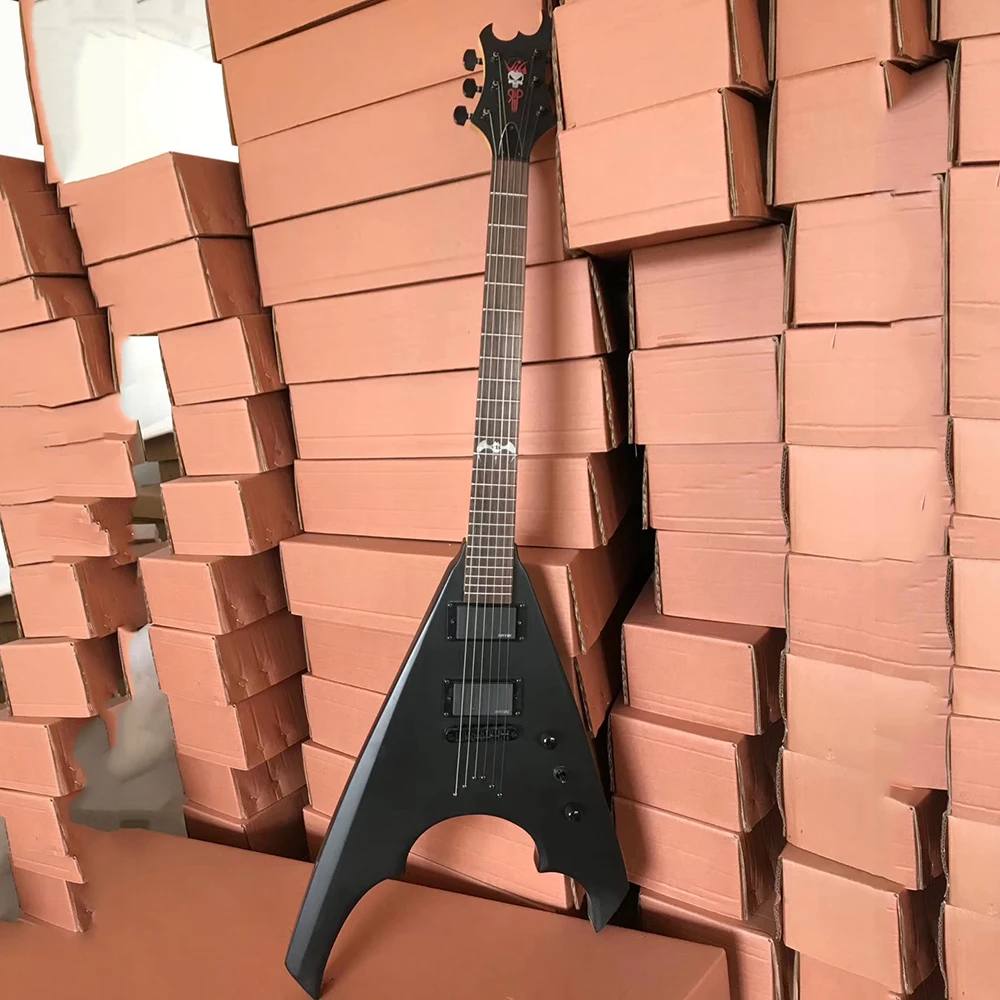 吉他电动着名品牌 oem v形电吉他