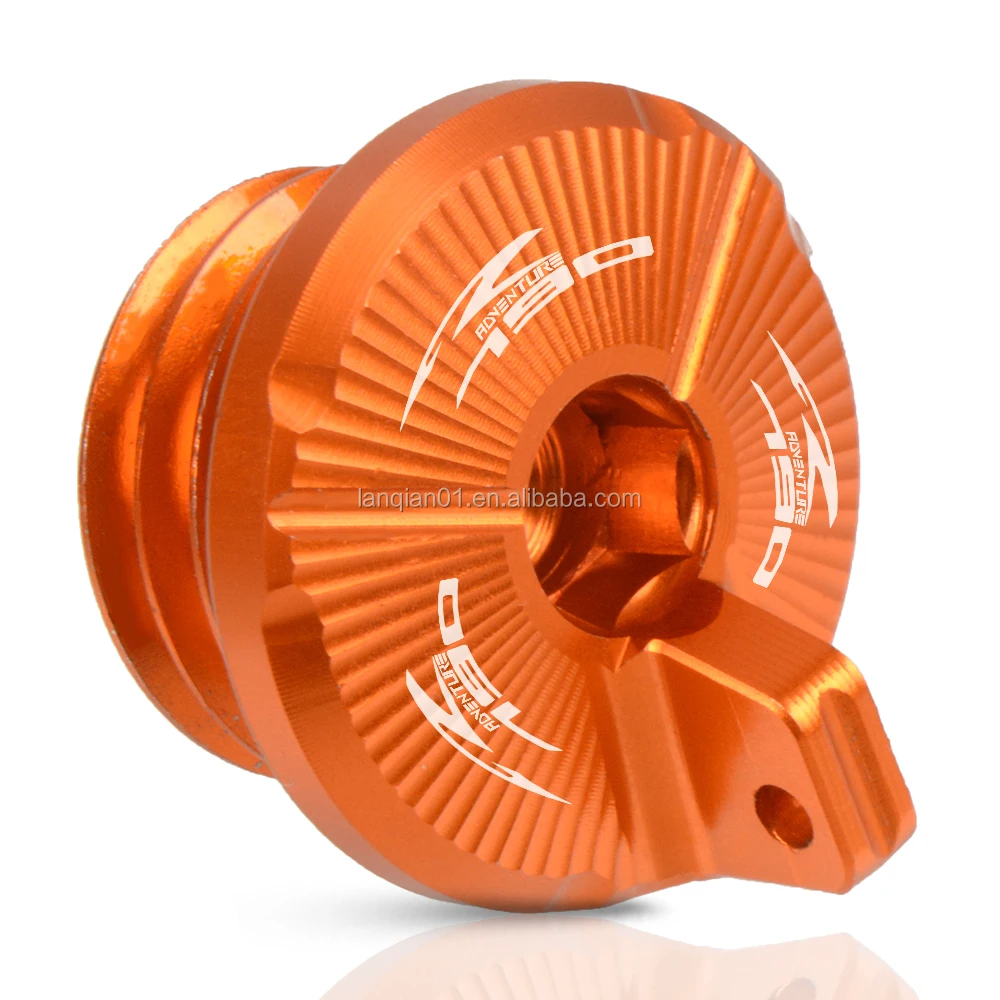 Motorcycle Aluminum Engine Oil Cap Fuel Filter Cover Plug Accessories