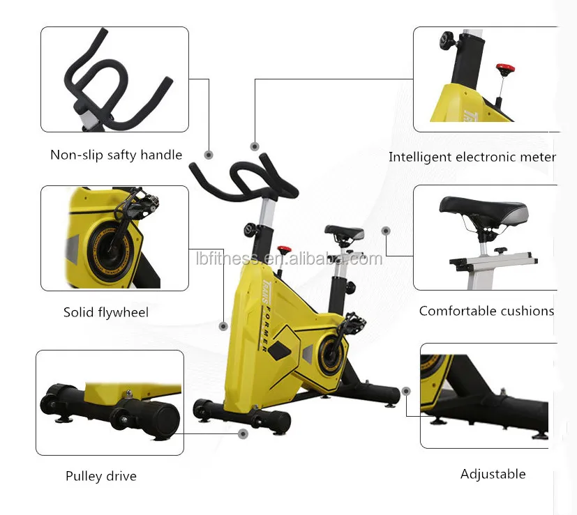 Home Use Gym Spinning Bike Customer Logo Exercise Bike