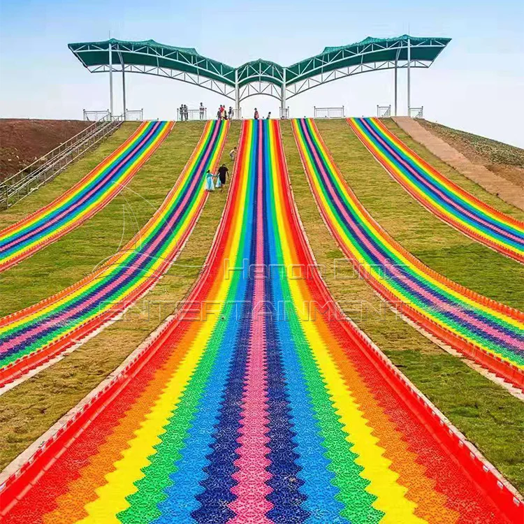 rainbow slip and slide