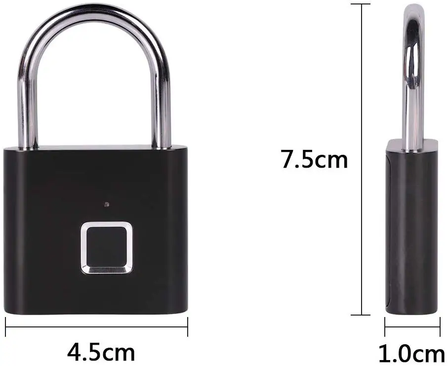 fingerprint smart padlock