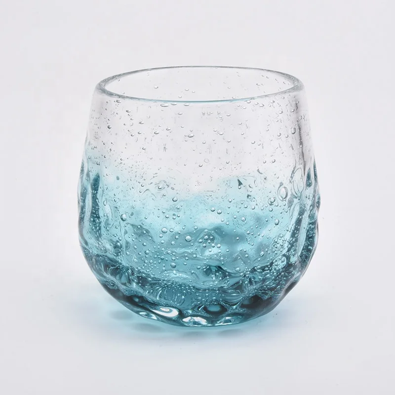 Personalized polish Glass Candle Jars tea light church candle Holder wedding occasion factory