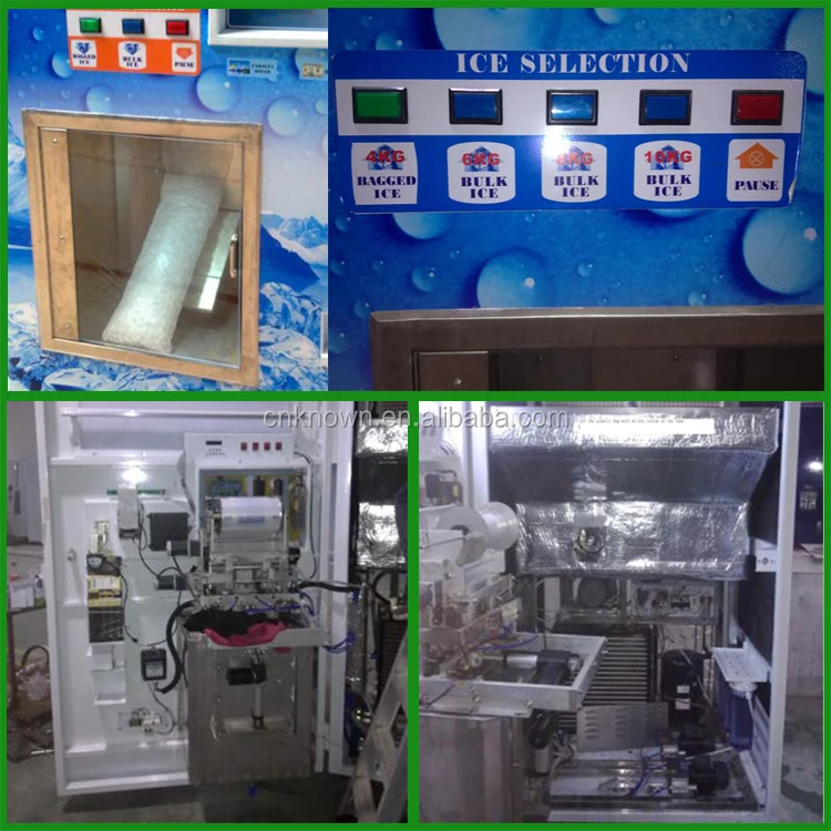 2024 Commercial Automatic Ice Water Vending Machine 24 Hour Service