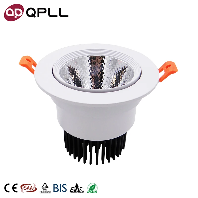 Modern Design Recessed Round LED COB Downlight 15W Spot Down Light In India