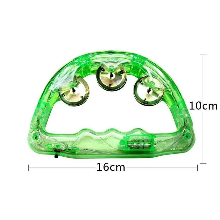 Novel Light Up Tambourines Mini Led Flashing Tambourine Lighted Toys Tambourine Buy Plastic
