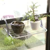 Creative Wall Mounted No Drilling Bathroom Shelf Bathroom Organizer Window Drying Rack