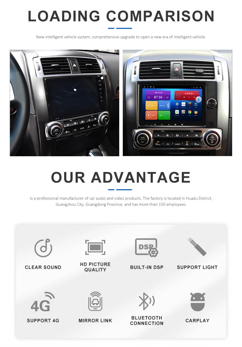 9"  Android Car DVD GPS Multimedia Player  For kia Borrego ( 2017---) With Octa Core 4GB RAM + 64GB ROM/CarPlay/DSP/Wi-Fi/4G