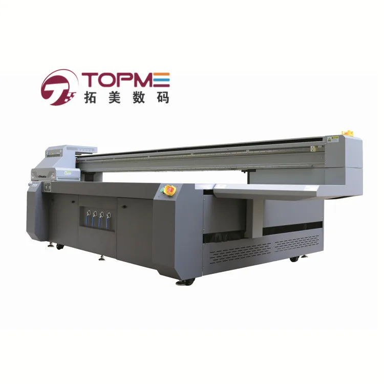 A High quality uv printer 2500*1300 mm large printing size uv flatbed printer with led curing light