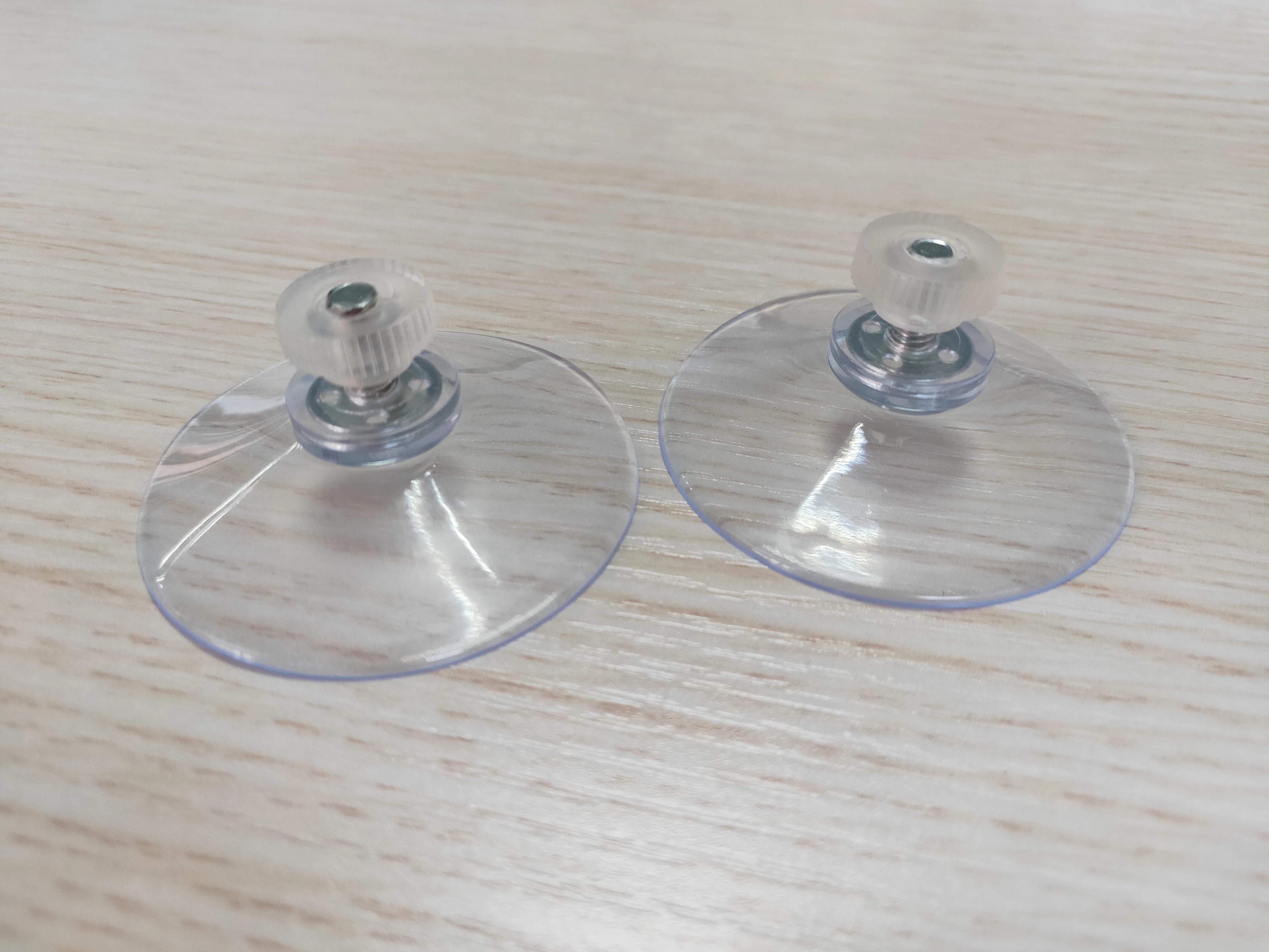 metal screw suction cup with plastic knurled nut pvc suction cup