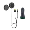 Freeshipping no noise NFC AUX built in Noise isolation handsfree Bluetooth car kit