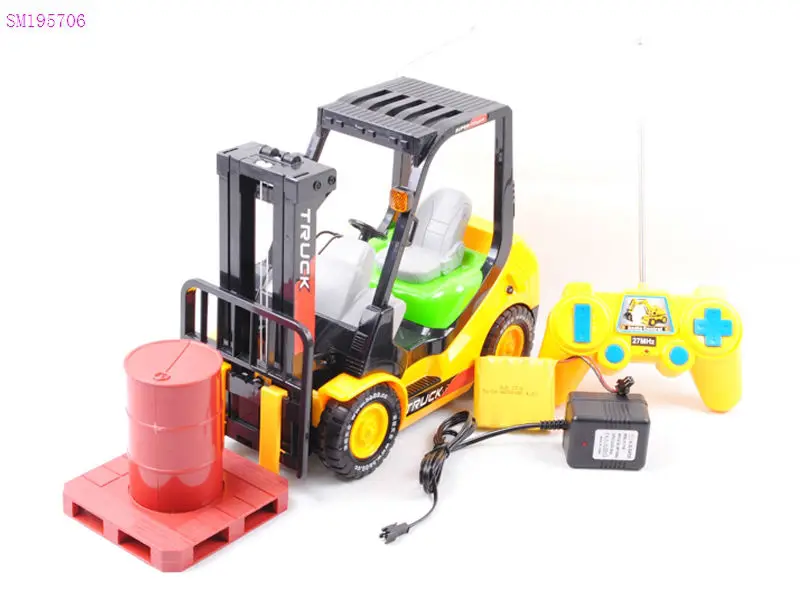 rc toy forklift with accessories