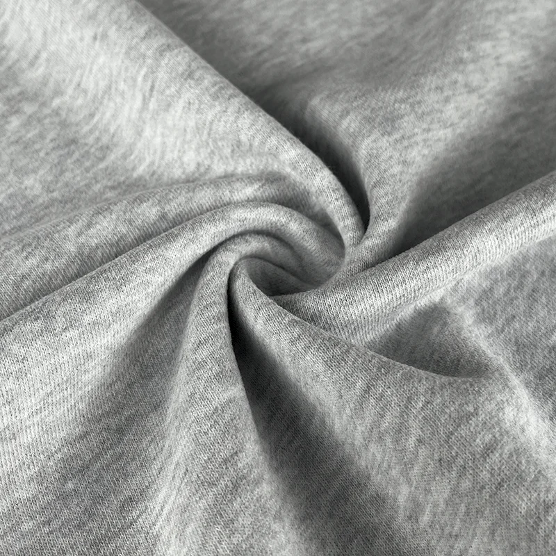 250gsm Cvc Polar Fleece Hoodie Fabric 42 Polyester 58 Cotton Marble