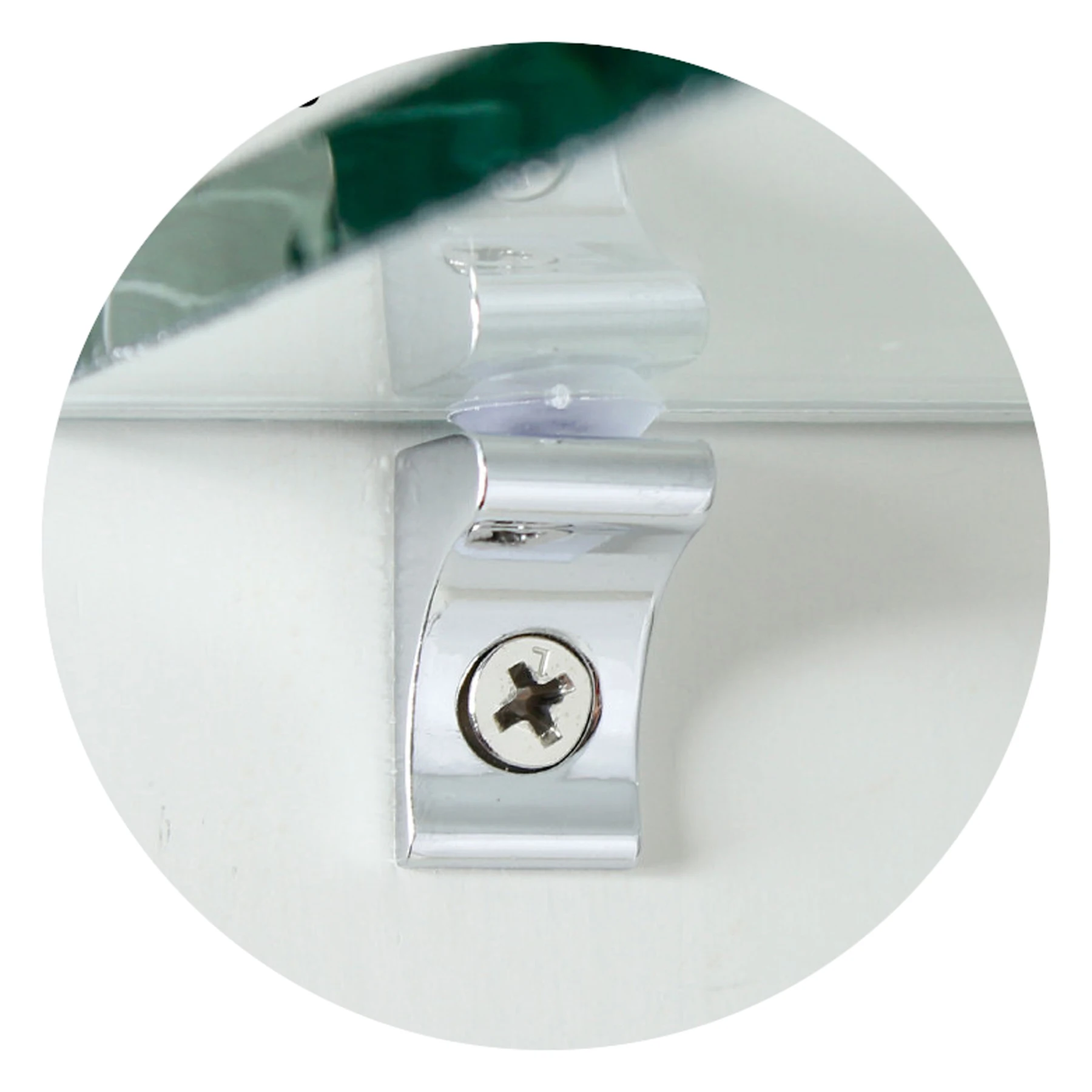 Holder Shelf Bracket Pegs Floating Glass Shelf Supports Chrome Finish