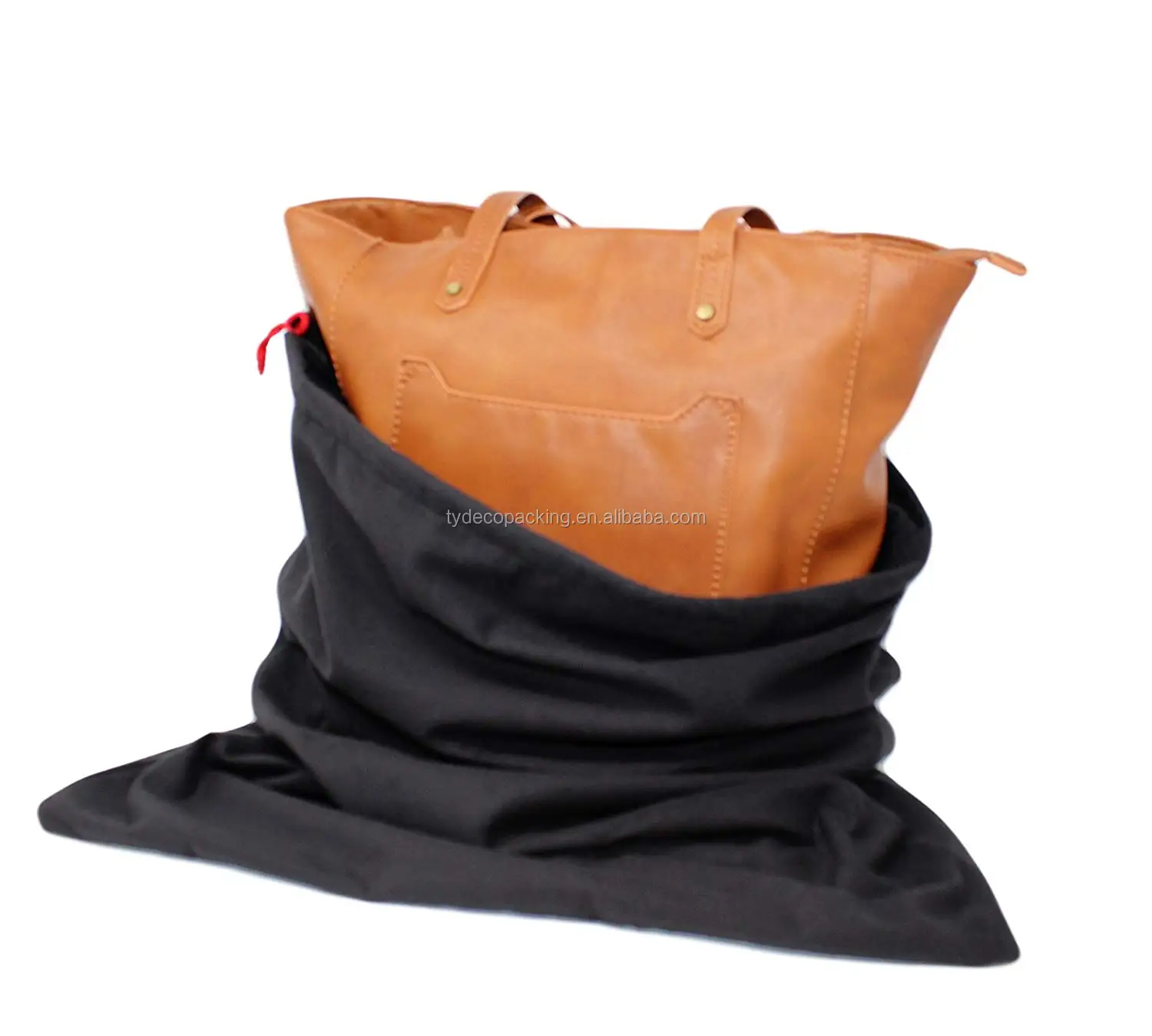 Breathable Cotton Drawstring Pouch Storage Dust Cover Bags For Handbags