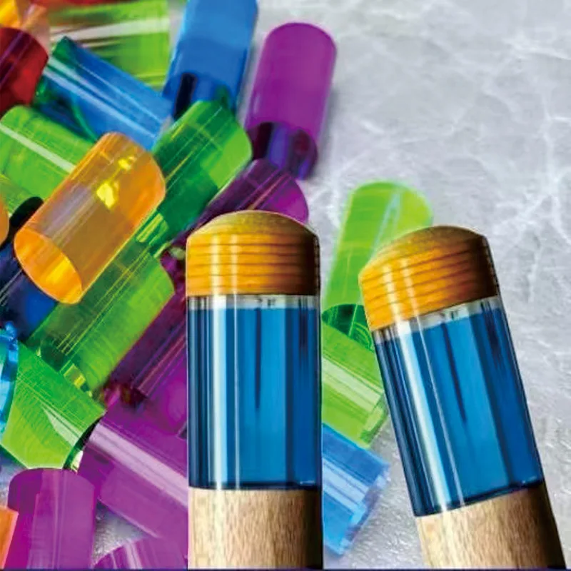 Cueferrule Rods Seven-Color Transparent Cue Ferrule Kit | Ferrule Tips for Big & Small ...