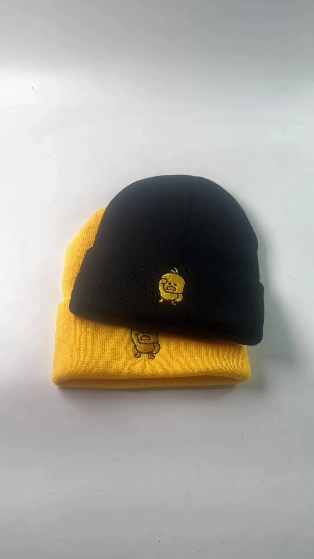 Little Yellow Duck Beanies Warm Winter Hats for Men Women