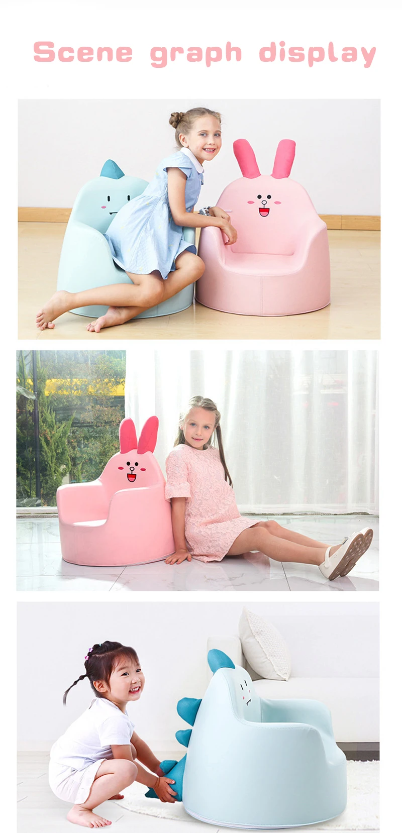 Feelkids Foldable Multi-Color Desk and Chair Set for Kids Adjustable Height Easy Assembly-School & Bedroom Use factory