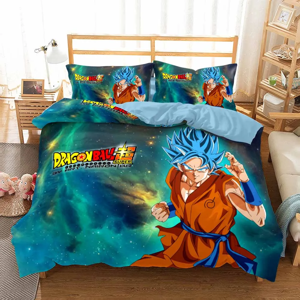 2020 New Design 3d Digital Print Dragonball Z 3pcs Bedding Set Buy