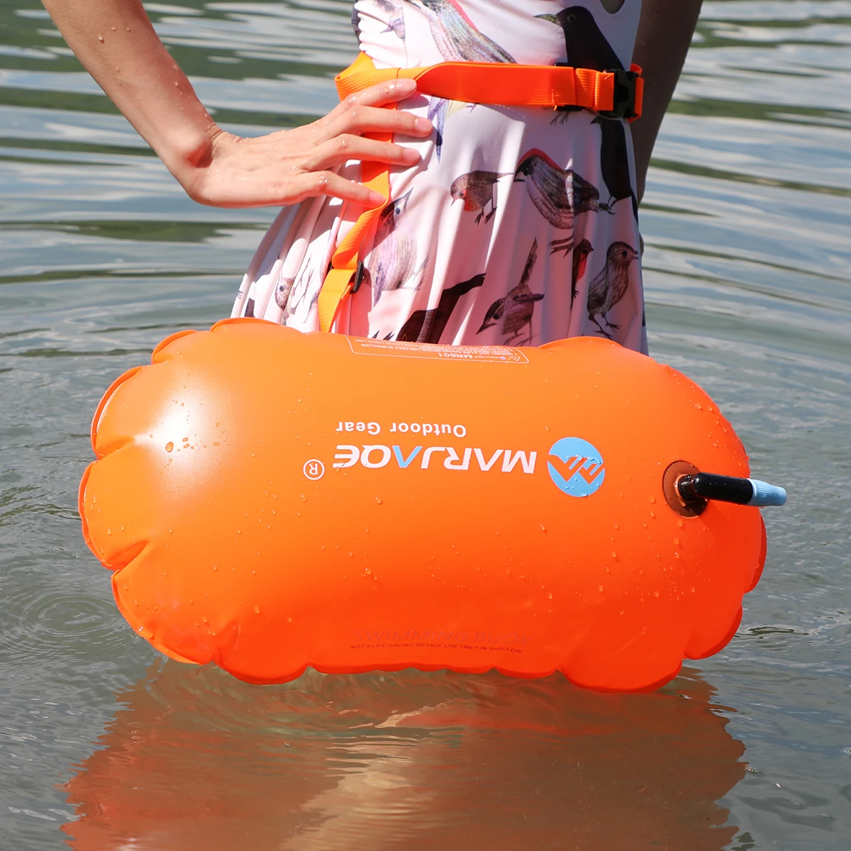 Inflatable Swimming Air bag Safety Float Buoy Thicken Device Life Flotation Ball 