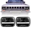 2019 auto headlight for Jeep cherokee xj 5x7'' led headlight with halo ring auto lighting system led lights for GMC Savana