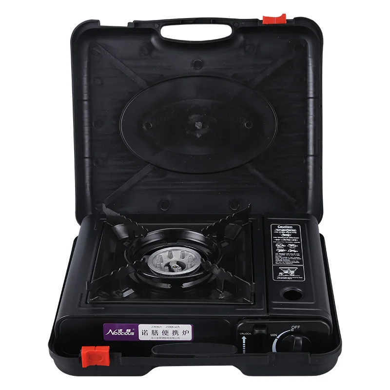 Mini Butane Gas Stove With Suitcase Packing Indoor Portable Gas Stove