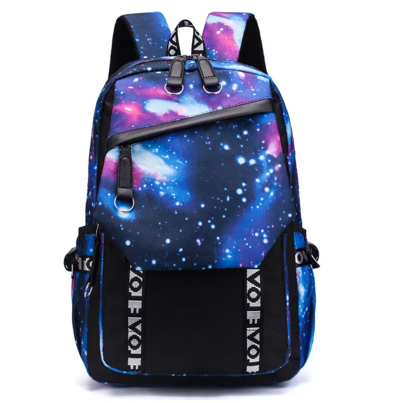 Backpack men and women Korean version school junior high  student schoolbag laptop  travel outdoor backpack