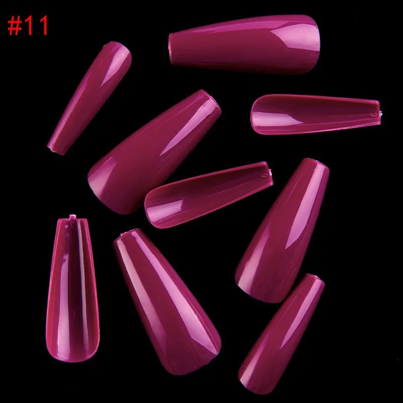 Custom Fake Nails 100 Pieces Clear Plain Fake Nails With Packaging Artificial Fingernails - Buy