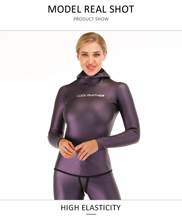 Women Neoprene Wetsuits Surf Suit Long Sleeve Diving Suits Women
