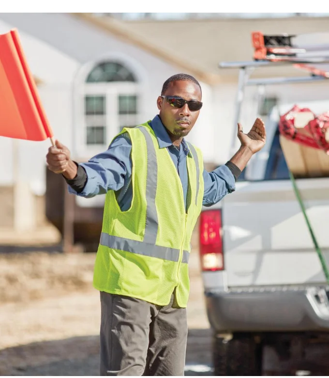 Customized High Visibility Reflective Mesh Safety Vest - KingCare | KingCare.net