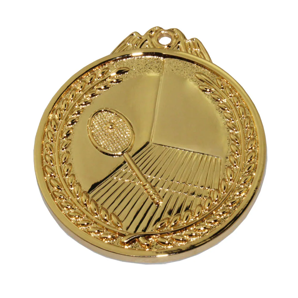 oem 标志金青铜银金属球奖章网球运动奖牌