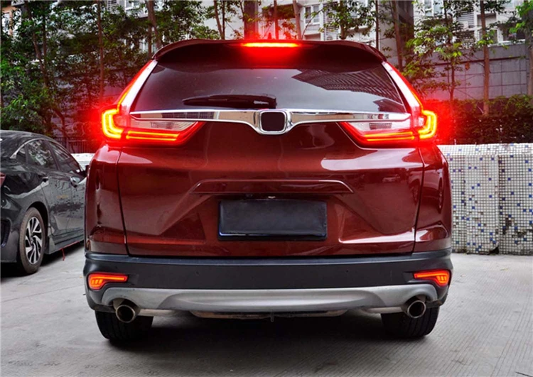 Rear Bumper Led Drl Daytime Running Warning Lights Taillight Fog Lamp