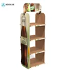 Whiskey display corrugated paper red wine display rack
