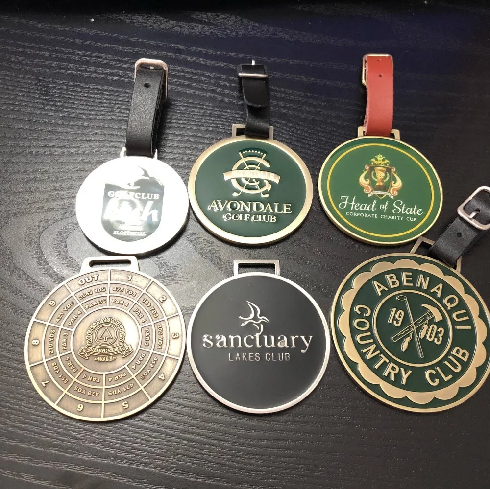 Hot Selling Custom Metal Golf Bag Tag Personalized Made Logo Buy