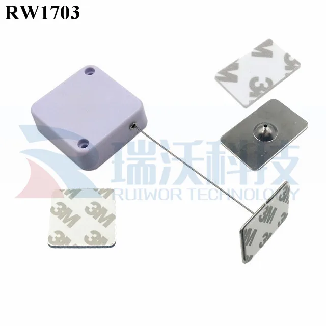 Ruiwor Rw1703 Locking Retractable Security Cable,Anti Theft Pull Box