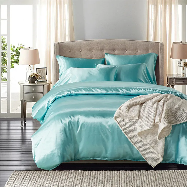 Silky Smooth Satin Silk Bedsheets Bedding Set With Satin Silk Pillowcase Buy Silk Bedsheets