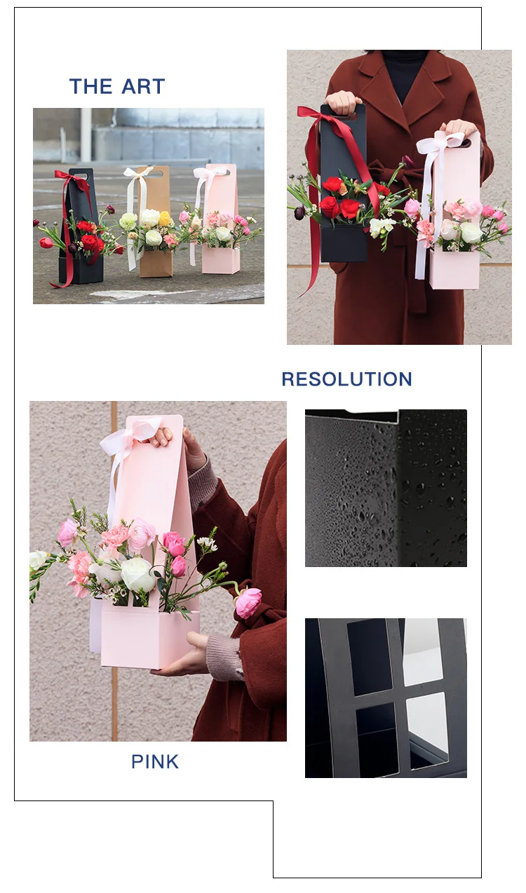 paper flower box