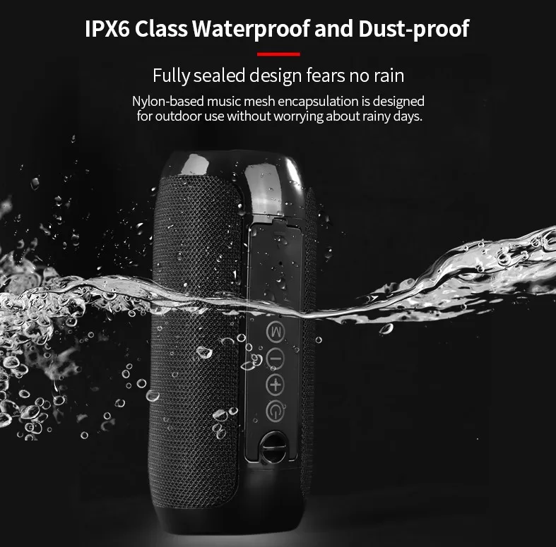 2020 new arrival stock available IPX6 waterproof 5*2 bass powered bluetooths speaker wireless speaker for outdoor mobile - ANKUX.COM