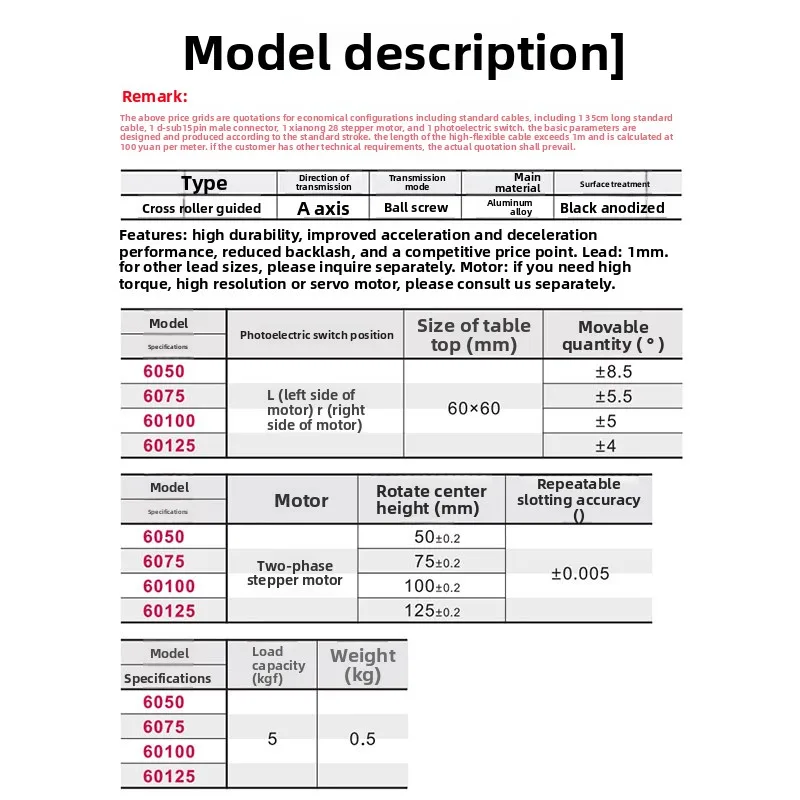 product fexg60 aluminum electric angle table inclination displacement sliding high precision fine adjustment optical radian tilt work-14