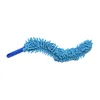 Bendable chenille duster for home double-sided cabinet duster brush