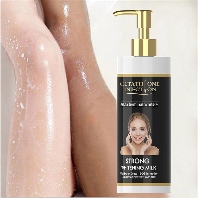 glutathion peau noire Crème Visage et Lait Corporel Éclaircissant Gluta Plus Marque Blanche pour  Femmes à la Peau Noire Naturelle