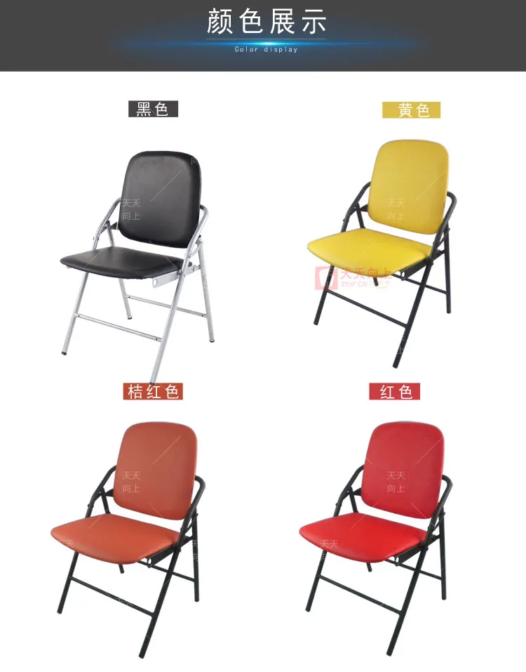 School Teacher's Desk and Chair PU Padded Sponge Cushion Student Chair Wooden Writing Tablet Folding Adult Study Table Chair